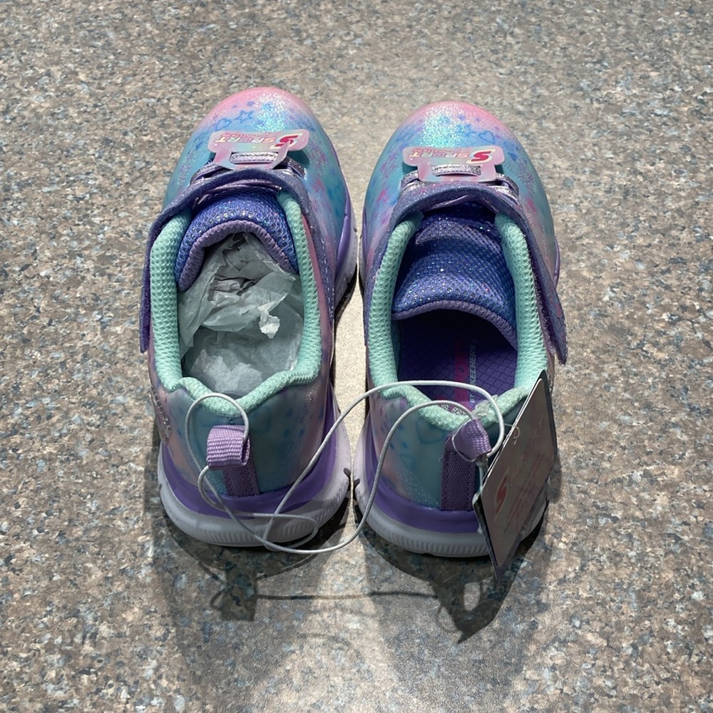 Skechers Toddler Kimie Tie-Dye Sneakers NWT Size 5 - Picture 4 of 5